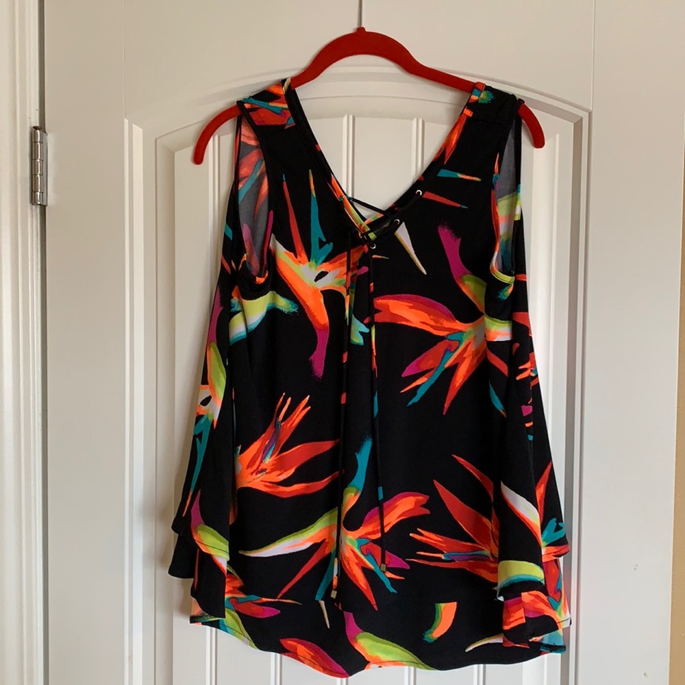 Worthington petite Large double layer tank top